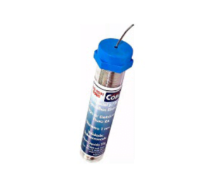 Solda Cobix Tubinho 1.0mm 63x37 22 Gramas