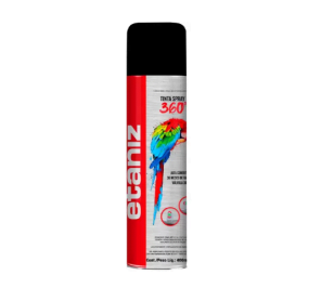 Tinta Spray Preto Fosco