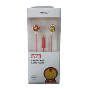 Fone de Ouvido com microfone Marvel Homem de Ferro